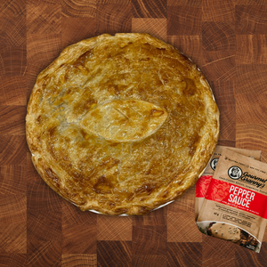 Chicken Pepper Pie with Gourmet Granny's Pepper Sauce