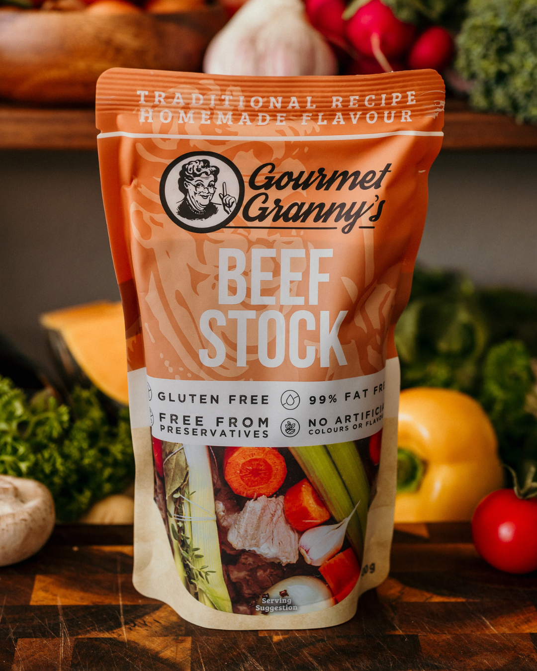 Beef Stock - 5 x 500g Pouches