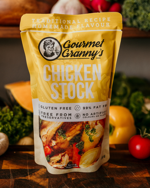 Chicken Stock - 5 x 500g Pouches - Gourmet Granny's