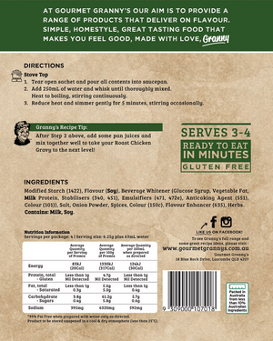 Chicken Gravy Mix - 15 x 25g Dry Powder Sachets