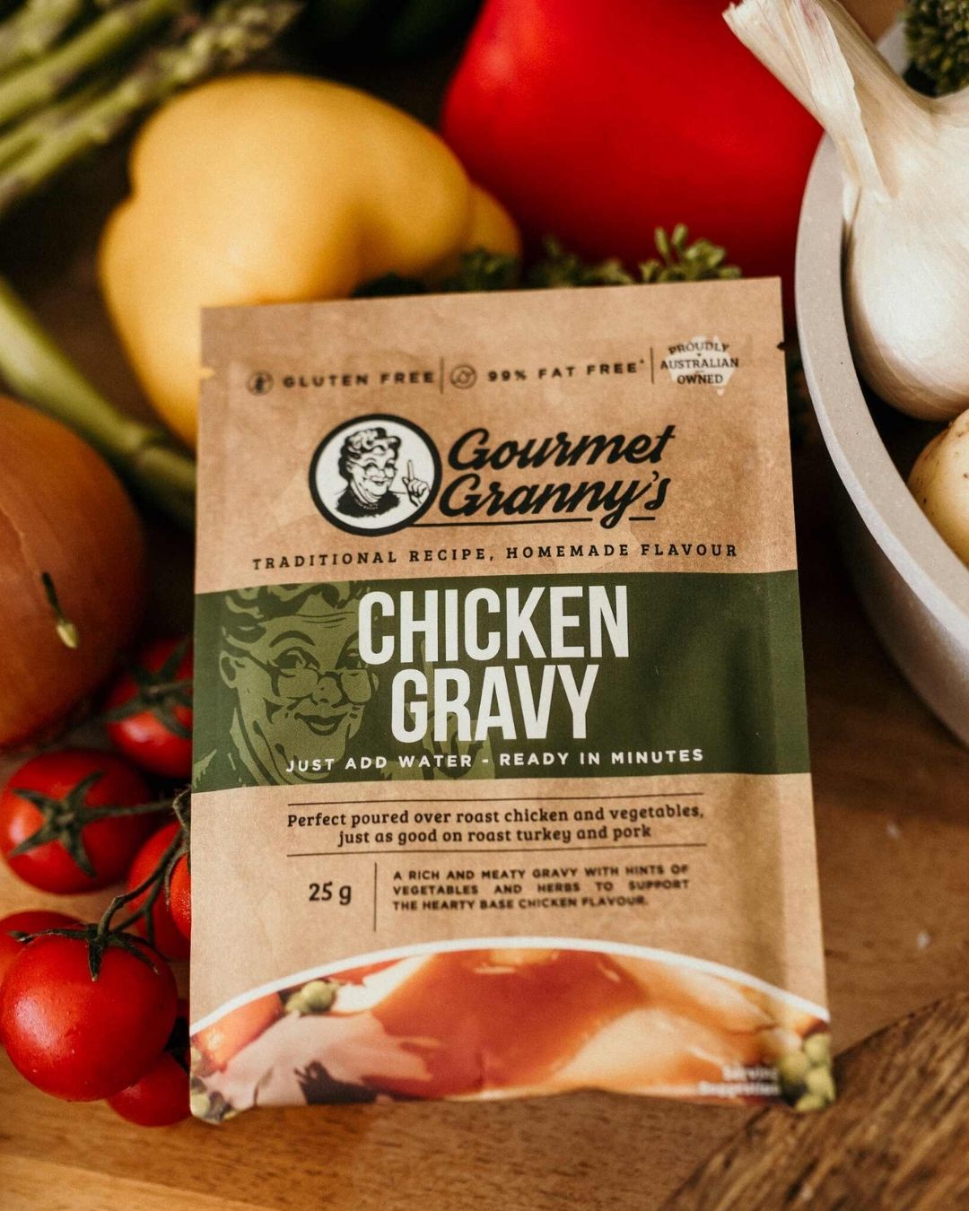 Chicken Gravy Mix - 15 x 25g Dry Powder Sachets