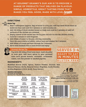Mild Curry Sauce - 12 x 40g Dry Powder Sachets