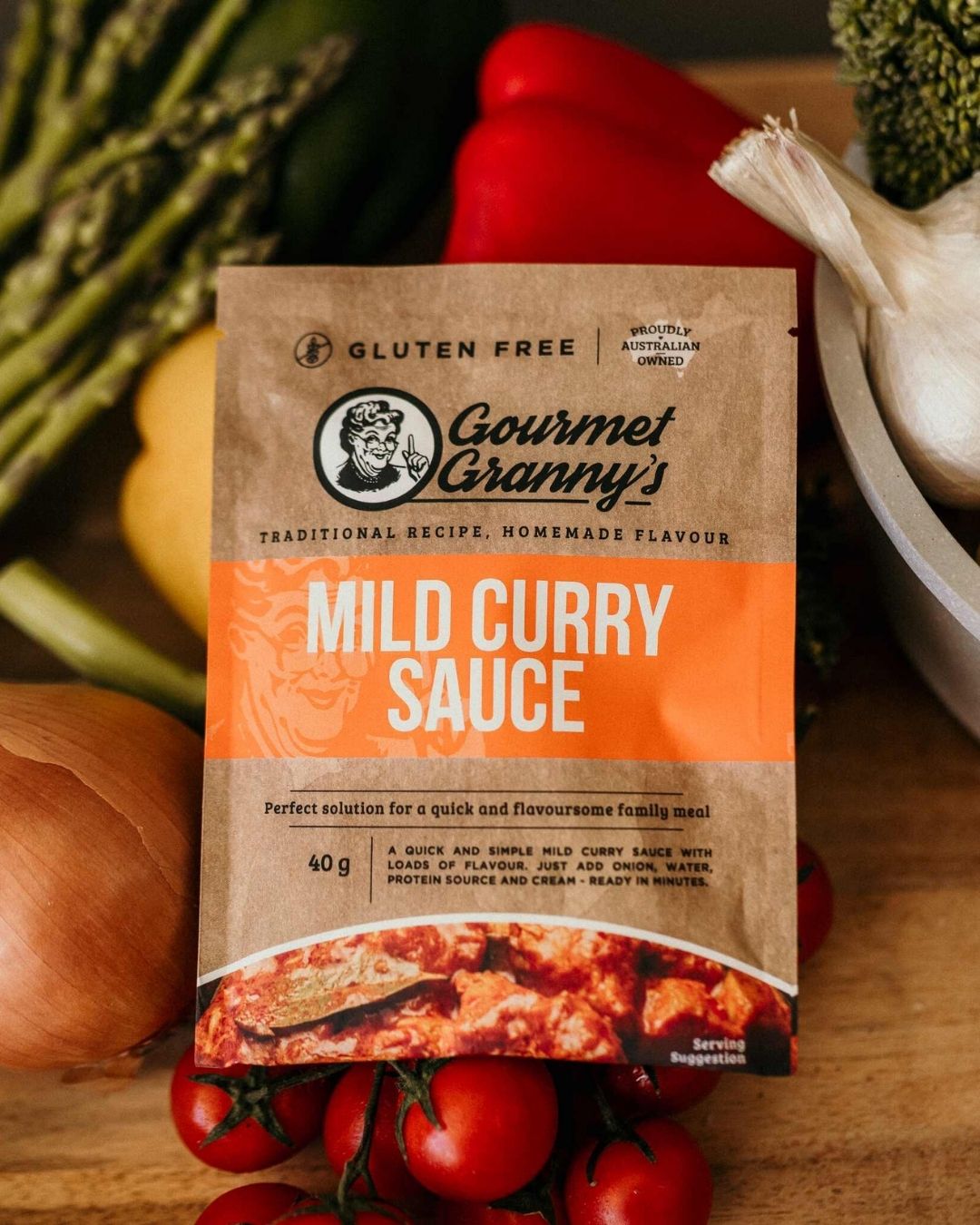 Mild Curry Sauce - 12 x 40g Dry Powder Sachets