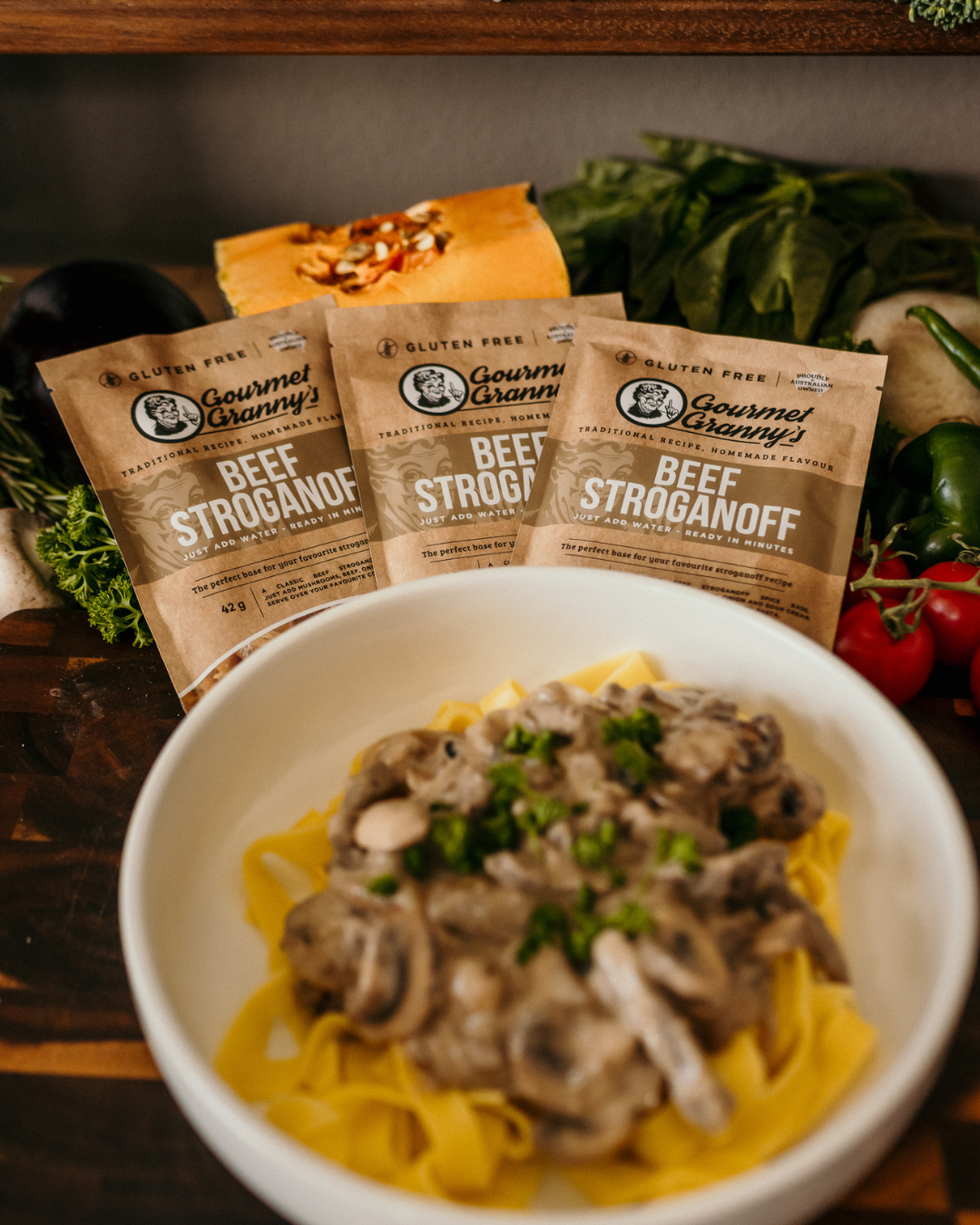 Beef Stroganoff Mix - 12 x 42g Dry Powder Sachets