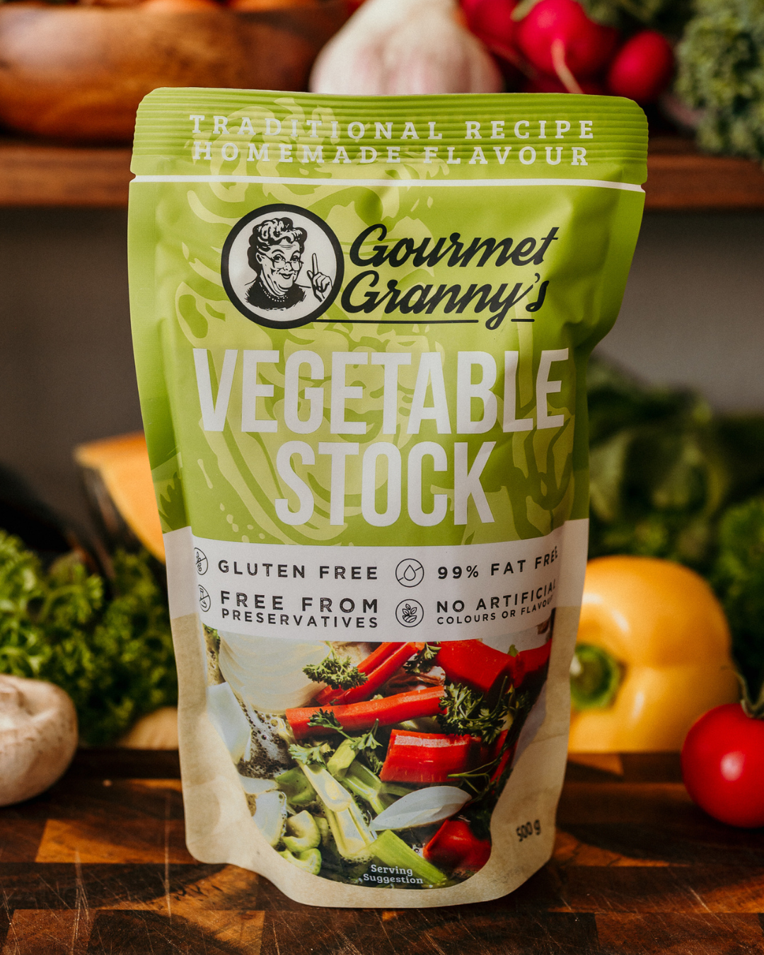 Vegetable Stock - 5 x 500g Pouches