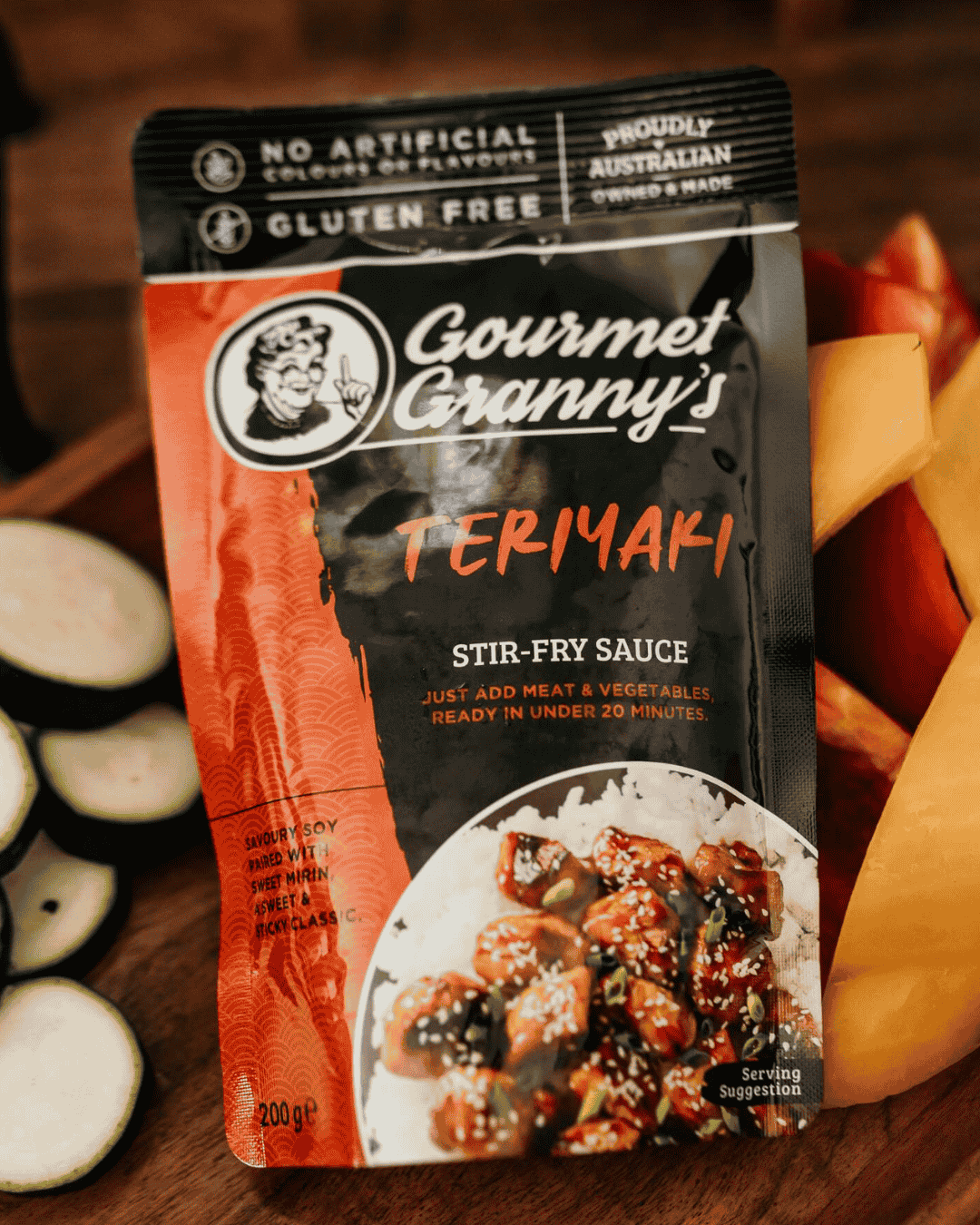 Teriyaki Stir-Fry Sauce - 6 x 200g Pouches