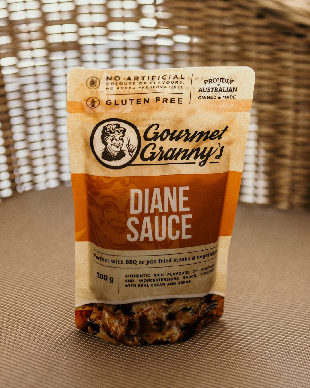 Liquid Heat and Serve Diane Sauce - 6 x 200g Pouches