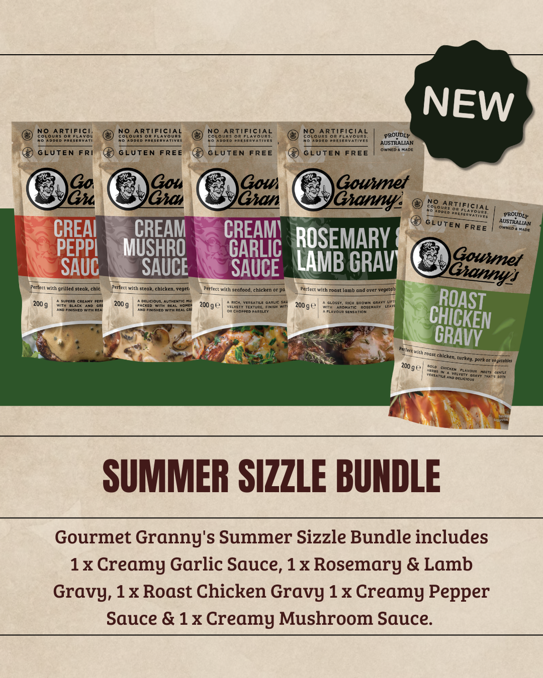Summer Sizzle Bundle - 5 x 200g Pouches